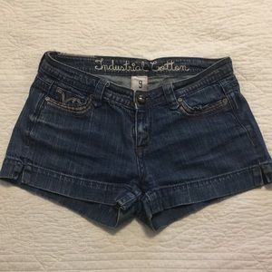 Industrial Cotton jean shorts